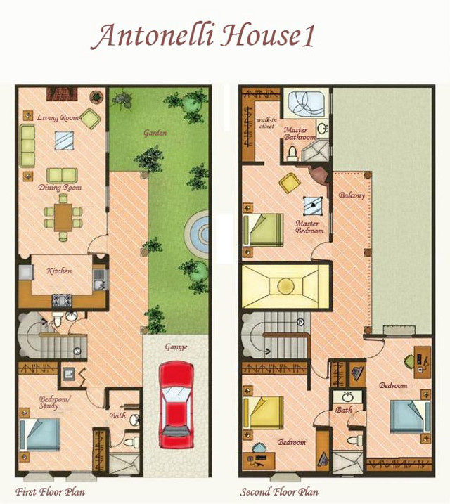 House 1 Floor Plan